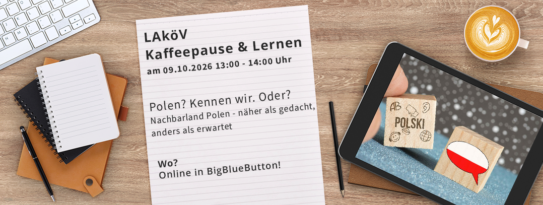 Bild: Bewerbung nächste Kaffeepause & Lernen 09.10.2026