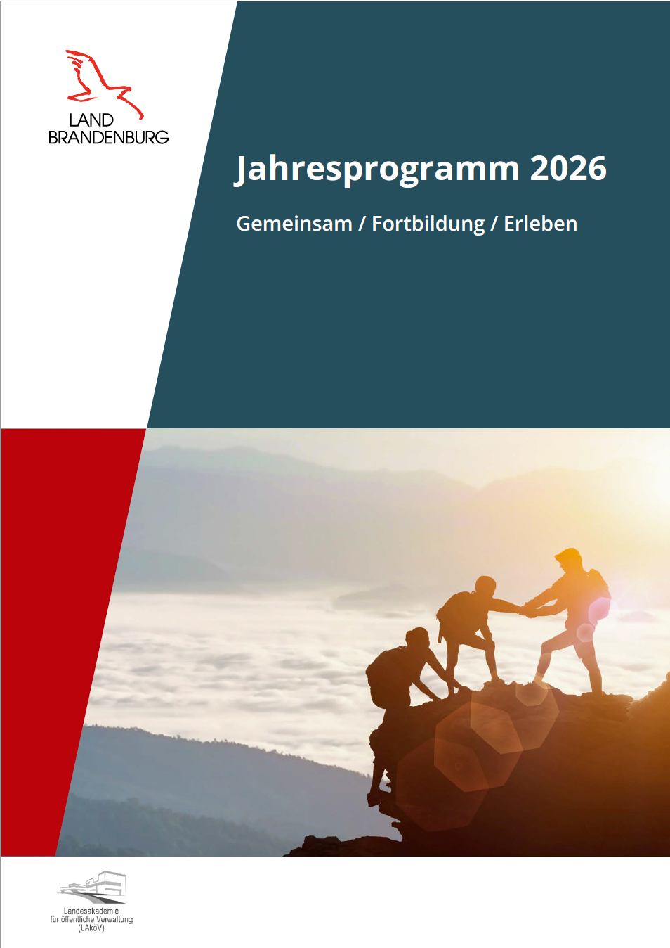 Bild vergrößern (Bild: Das Bild zeigt die Titelseite des Jahresprogramms für 2026 der LAköV)